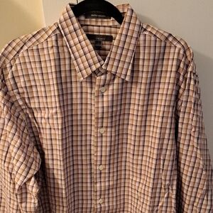 CEZANI Men's Multi-Striped L/S Dress Shirt, NWT